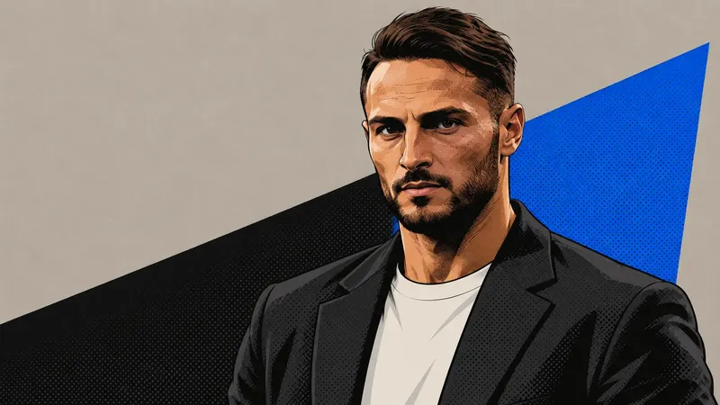 Copertina generata con IA: Danilo D’Ambrosio con la maglia dell’Inter