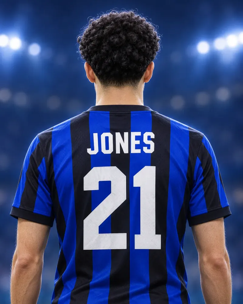 Illustrazione di Curtis Jones di spalle